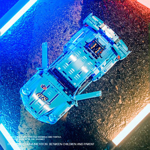 OUZEY บล็อกตัวต่อรถสปอร์ตสเกล 1:14, ชุดประกอบโมเดลรถแข่งที่ซับซ้อนกว่า 14 แบบ, ของขวัญโครงการ DIY ขั้นสูงสำหรับผู้ใหญ่ - Product Image 3