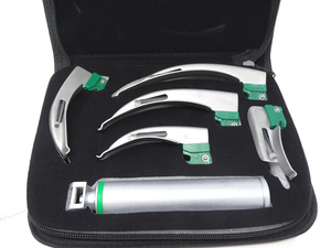 ใบมีดส่องกล่องเสียงไทเทเนียมคุณภาพสูงแบบแมนนวล ยืดหยุ่น ใช้ซ้ำได้ สำหรับการปฐมพยาบาล การตรวจวัดการมองเห็น อุปกรณ์ตรวจทางการแพทย์เยอรมัน สำหรับการผ่าตัด - Product Image 2