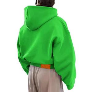 Sweat-shirt à capuche ample, doux et chaud, léger et confortable en coton, idéal pour la détente, le travail ou les activités de plein air - Product Image 4