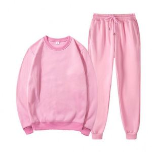 Wholesale Men's Heavyweight Autumn Casual Sports <b>Tracksuit</b> Sweatshirt Solid Color T-Shirt 100% Cotton Anti-Bacterial - Product Image 3