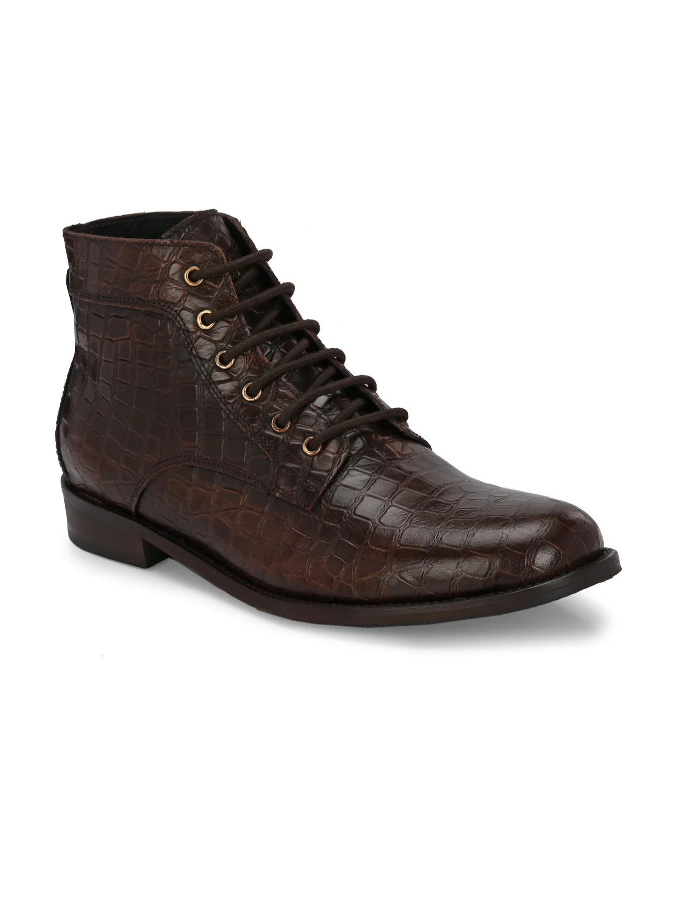 mens pointed leather boots