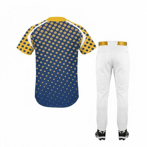 Uniforme de béisbol al por mayor, conjunto completo de camiseta y pantalón deportivo sublimados para ropa deportiva - Product Image 6