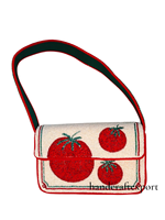 Sac magnétique artisanal de luxe en perles de verre, style bohème, professionnel, robuste, sûr, léger, durable, portable, tendance et écologique