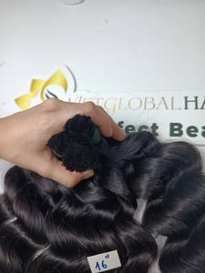 Extensions de cheveux en vrac de haute qualité Super Double Drawn Machine vietnamienne crue bouclée profonde Double trame 8 "-40" longueur toutes les couleurs - Product Image 5