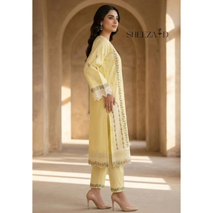 Vêtements décontractés pakistanais Shalwar Kameez pour femmes, couleur personnalisée, Salwar Kameez pakistanais uni pour femmes - Product Image 2