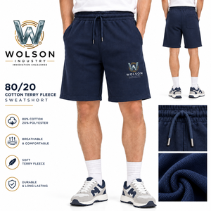 Custom <b>Men</b> <b>Sweat</b> <b>Shorts</b> Soft Fleece Athletic <b>Shorts</b> for Gym Training Fitness Running Workout Casual Outdoor Activities - Product Image 6