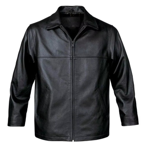 2026 <b>New</b> Brand Men's Winter Leather Jacket Customizable Stand Collar Breathable High Quality 100% Genuine Cow <b>Skin</b> Western Style - Product Image 1