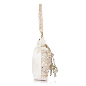 Bolso Potli Elegante y Accesible con Cuentas para Mujer, con Bordado a Mano Detallado, para Fiestas de Recepción y Eventos Culturales - Product Image 3