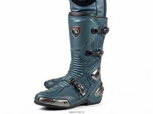 DUMELA INTERNATIONAL P Chaussure de randonnée imperméable en cuir pour homme, couleur Teal, montante, à lacets, pour l'extérieur, toutes saisons, en textile, chaussure de sport - Product Image 4
