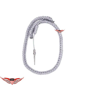 Aiguillette Azul Trenzada para Guardia de Honor, Cordón Metálico, Cordón de Hombro para Uniforme, Accesorio de Uniforme de Alta Tenacidad - Product Image 1