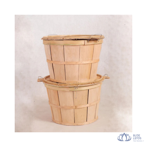 [VENTE CHAUDE] BLUE LOTUS FARM Seau en bois robuste à lattes pour le transport de fruits de mer et de poissons Vietnam Binh - Product Image 1