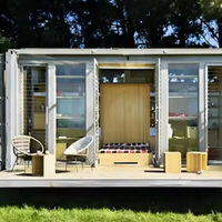 Maison conteneur extensible de haute qualité, respirante, portable, à structure légère en acier, pour bureau, dortoir, maison mobile de vacances