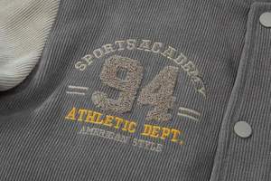 Men's Wool Varsity <b>Jacket</b> Stand Collar Letter <b>Patch</b> Bomber <b>Jacket</b> Breathable Quick Dry Casual Winter Outerwear - Product Image 4