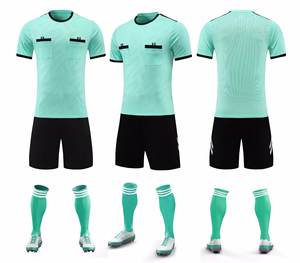 Unisex Professional Soccer Uniform Set Athletic Football Jersey Shorts 100% Polyester High Performance - Product Image 4
