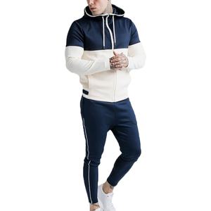 Survêtement pour homme, costume, Sweat-shirt fin, de haute qualité, fermeture éclair, coupe musculaire, avec logo personnalisé, design - Product Image 1