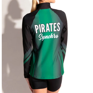 Custom Cheerleading Warm-Up <b>Jackets</b> Youth <b>Rhinestone</b> and Crystal Dance Sportswear Sublimation-Printed Gymnastic Spandex <b>Jackets</b> - Product Image 3