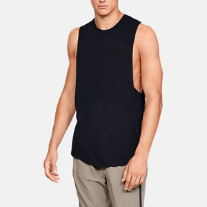 <b>Men's</b> Fitness <b>Vest</b> <b>Stringers</b> Gym Wear Tank Top Singlet Elastic Breathable and Quick-Drying 100% Cotton Sleeveless - Product Image 1