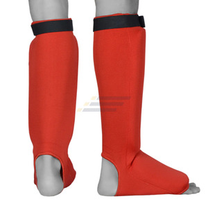 Protections de tibias en cuir personnalisables de haute qualité pour le taekwondo, le karaté, le MMA, le kick-boxing - Protection professionnelle, design léger - Product Image 2