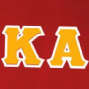 Camiseta KA Order con Letras Griegas Rojas y Logotipo Bordado en Dorado, Cuello Redondo, Estilo Casual para Hombre, Color Rojo y Dorado - Product Image 6