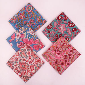 Pañuelo Multifuncional de Algodón Estampado a Mano, Ecológico, Elegante, Unisex, Cuadrado, Accesorio Orgánico para el Cuello - Product Image 2