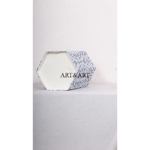 ถังขยะทรงหกเหลี่ยมรักษ์โลก ทำด้วยมือจากผ้าฝ้าย 100% ดีไซน์ใหม่ไม่ซ้ำใคร พับเก็บได้ จัดการขยะได้อย่างเป็นระเบียบ พิมพ์ลายดิจิทัล โลโก้สั่งทำได้ - Product Image 5