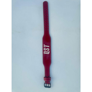 Leather Heavy Duty Strong <b>Weight</b> <b>Lifting</b> <b>Belt</b> Customized Logo Printed Non-Slip Gym Training <b>Belts</b> High Quality Powerlifting - Product Image 2