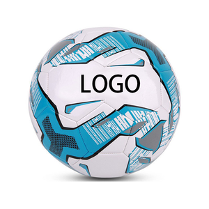 Ballon de football supérieur en cuir thermocollé PU expansé épaissi, taille 5, personnalisable avec logo OEM pour l'entraînement - Product Image 1