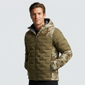Custom Unisex Winter Lightweight <b>Waterproof</b> Windproof Breathable Quick Dry 100% Polyester Camouflage Hunting Rain <b>Jacket</b> Stand - Product Image 1