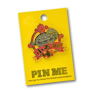 ผลิตเข็มกลัดโลหะคุณภาพสูงตามสั่ง ลายการ์ตูนสัตว์เคลือบเงา - Product Image 4