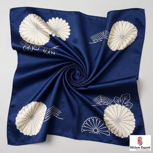 Premium Printed Short <b>Scarf</b> Fabric Custom Branding OEM ODM White Label Textile Manufacturer Fashion Accessories Export Supplier - Product Image 1