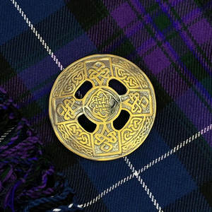 Broche Escocés Antiguo con Diseño de Nudo Celta y Cuadros, para Kilt o Faja, Modelo 2026, Superventas - Product Image 2