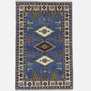 Alfombra de Lana Hecha a Mano de Alta Calidad, Antideslizante, Ecológica, Lavable a Mano, para Sala de Estar, Oficina, Habitación Infantil, Oración - Product Image 1