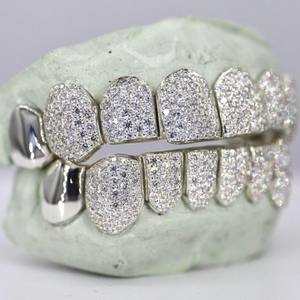 Vente en gros de grilles dentaires vintage Provence – Bijoux hip-hop en poussière de diamant Moissanite provenant d'un fournisseur indien - Product Image 3