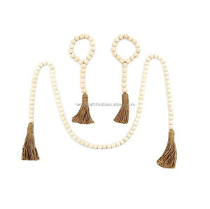 Cadena de cuentas de madera de calidad antigua, cadena de cuentas decorativas para el hogar, venta al por mayor, cuentas de madera, producto de gran venta, producto de súper mercado - Product Image 2