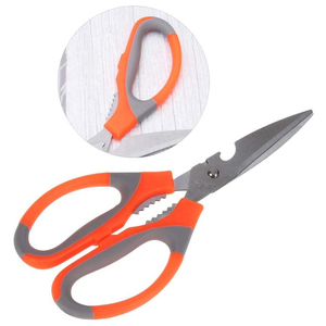 Hot Sale Stainless Steel Heavy Duty Sharp <b>Scissors</b> Multi-purpose Stainless Steel Shears with Plastic Handle <b>Kitchen</b> <b>Scissor</b> - Product Image 4