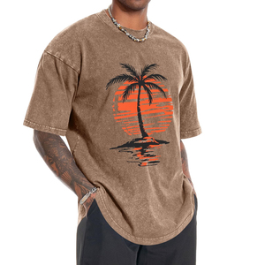 Camisetas de Hombre con Lavado Ácido, Última Moda 2026, en Cantidad al por Mayor, Nueva Llegada, Camisetas de Hombre con Lavado Ácido en Venta - Product Image 5