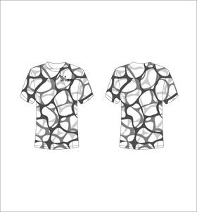 Custom Short Sleeve Sublimation T-Shirt Lightweight Athletic Apparel With Classic Grey And Tan Leopard <b>Animal</b> Print Manufacturer - Product Image 3