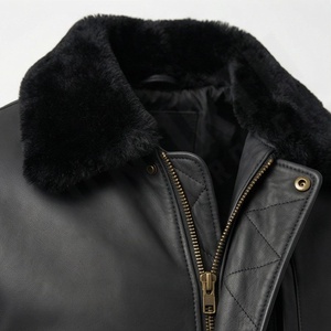 Veste de moto en cuir véritable pour homme de qualité supérieure, nouvelle arrivée, vestes de moto d'hiver, protections amovibles, personnalisables - Product Image 4