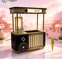 Chariot de vente de glaces pour vendeurs ambulants