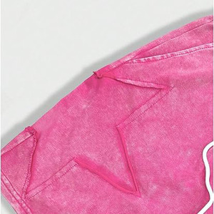Shorts imprimés délavés à l'acide pour hommes 2026 – Style streetwear moderne avec typographie, en coton doux pour la gym et l'entraînement - Product Image 4