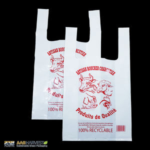 Bolsa de transporte de plástico HDPE, diseño de bolsas de embalaje de compras de alta resistencia, OEM, logotipo personalizado, embalaje de superficie Industrial - Product Image 2