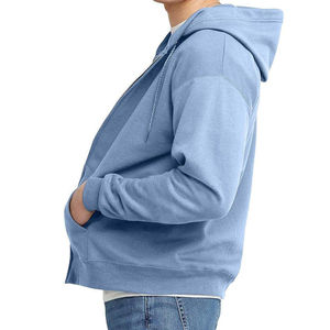 Sweat à capuche zippé pour homme, fabriqué au Pakistan, mélange polyester-coton, polaire, impression numérique écologique, poche, OEM ODM, vente en gros - Product Image 3