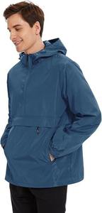 Veste coupe-vent respirante antibactérienne à capuche personnalisée pour unisexe, légère, imperméable, vêtements de sport streetwear, vente en gros OEM USA - Product Image 6