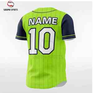 Camiseta de Entrenamiento Personalizable para Hombre, Nuevo Estilo de Alto Rendimiento, Camiseta de Béisbol Sublimada, Talla Grande, Buena Calidad, Estampada - Product Image 5