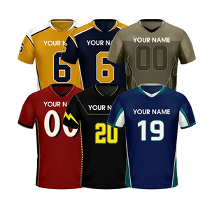 Maillots de football sublimés respirants de haute qualité, uniformes de football américain personnalisés, maillot de football américain avec logo personnalisé - Product Image 6
