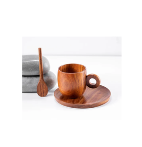 Nouvelle Arrivée Offre Spéciale : Service à Thé en Bois pour la Maison et la Chambre d'Hôtes – Artisanat de Qualité Supérieure à Prix Abordable - Product Image 2