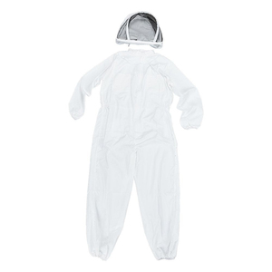 Combinaison d'apiculture à double voile, voile en maille ventilée à 3 couches et voile rond, poignets élastiques, plusieurs poches, avec options OEM ODM - Product Image 4