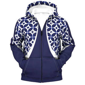 Sudaderas con Cremallera Sublimadas con Diseño de Logotipo Personalizado para Hombre, Sudadera con Cremallera y Logotipo Personalizado, Ropa Masculina, Sudaderas con Cremallera Sublimadas - Product Image 4