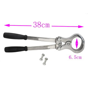 1 unidad de Pinza de Castración de Ovejas de Acero Inoxidable, Pinza de Castración sin Sangre para Ganado, Cabras y Eberes, Pinza de Castración de Carbono - Product Image 5