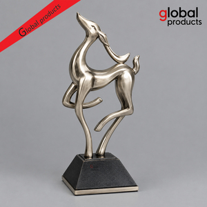 Sculpture en métal en forme d'animal, finition couleur or, écologique, best-seller, décoration d'intérieur, pour la maison et le bureau - Product Image 5
